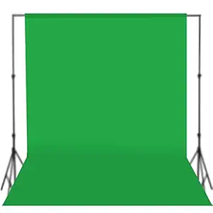 Boltove 8FTX9FT Green Backdrop Background Rod Pocket for Photography Backdrop,Photoshoot Background,Video production, Home Decoration,Weddings, Parties, Newborns, Product photography, Screen Video Recording, Curtain