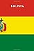 Produktbild Bolivia: Country Flag A5 Notebook (6 x 9 in) to write in with 120 pages White Paper Journal / Planner / Notepad