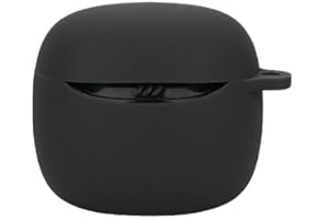 LIUZIHAN Etui kompatybilne z JBL Tune Flex 2, ultracienka miękka osłona, wąski krój, odporne na upadki, silikonowe, odporne na wstrząsy etui ochronne do JBL Tune Flex 2. (czarne)