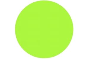 PEARL GLASS Circular Glass Worktop Saver - Lime Green - 30cm Diameter