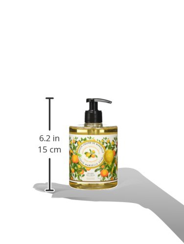 Neu: Hochwertige Provence Flüssigseife Savon de Marseille Provence Zitronenduft 500 ml mit Spender - 3