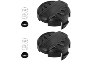 JOJOCY DWO1DT995 Weed Cutter Head and Cover, Spring and Spring Spacer Replacement for Dewalt DCST922P1 DCST922B DCST925 DCST972X1 (2 Cover, 2 Spring Spacers)