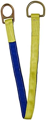 Elk River 26773 EZE-Man Nylon/Polyester Web Sling with 2 D-Ring, 3' Length x 1-3/4" Width