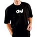 Produktbild treues a669-l Fruit of the Loom Chef T-Shirt, groß, Schwarz
