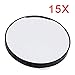 Produktbild Elviray Kosmetikspiegel Schminkspiegel 5X 10X 15X Vergrößerungsspiegel mit Zwei Saugnäpfen Kosmetikwerkzeuge Mini Rundspiegel Badezimmerspiegel
