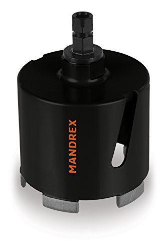 Mandrex MXqs Diamant-Dosensenker ConcreteXdry - Ø 72 mm Diamant-Dosenbohrer mit 60 mm Nutzlänge - MDDB1Q072B