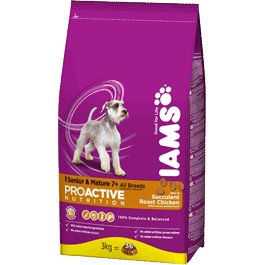 Preisvergleich Produktbild Iams Senior Mature Chicken Dry Kibble Dog Food 3kg