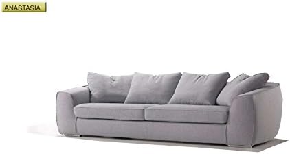 Living Room Handmade Anastasia of production consisting of: 2/3/4 Seater Sofa and Chair. Even on size. realizzabile on Indicated by The Customer Fabrics. DIVANO INTERMEDIO 88x105x200 aqua