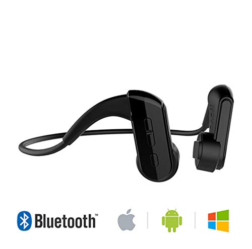 WJ Bone Conduction Headphones,IP67 waterproof,Lightweight Sport Stereo Bass With Microphon Wireless Bluetooth Headset,support Cell Phone Talk