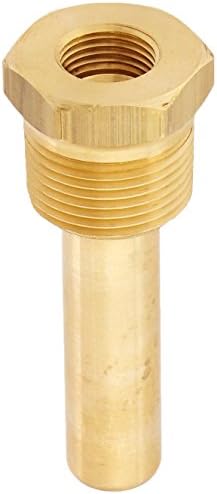 Trerice 7-4D2 Thermowells For Dial Thermometers, 3/4" NPT Connection, 2" length, brass