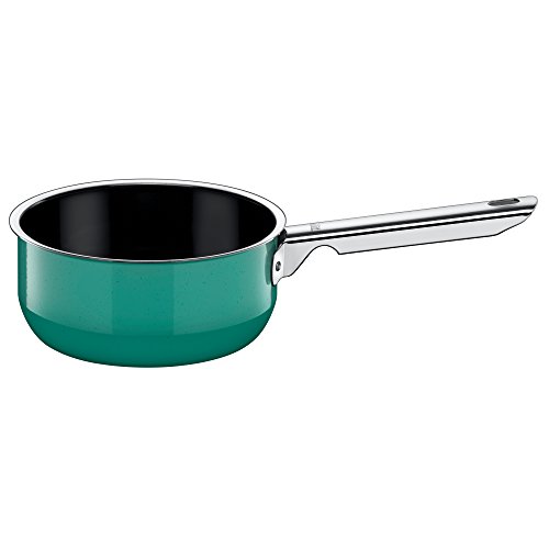 Silit Stielkasserolle Ø 16 cm ca. 1,3l Nature Green Funktionsdeckel Control Lid Made in Germany Silargan Funktionskeramik induktionsgeeignet spülmaschinengeeignet