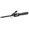 Babyliss Pro Ceramic Dial A Heat Hair Tongs with 25 Heat Settings Curler Wand (BLACK)