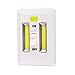 Price comparison product image Battery Operated LED Wall Lamp, Magnetic COB Cordless Light Switch.Have Turn Off The Light Delay Function, Walls, Kitchen, Garage, Night Lights (2-Pack Pack) (White)