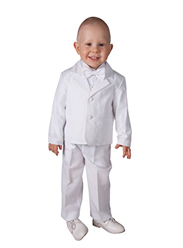 Boutique-Magique Baby Boys' Christening Gown -  White - 9-12 Months