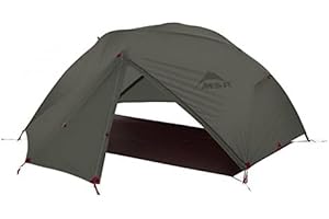 MSR Elixir 2 Tent V2 10331 Tent V2 for 2 People, Tent with Footprint, Green, For Outdoor Activities, Camping, Mountain Climbing, Touring, Green