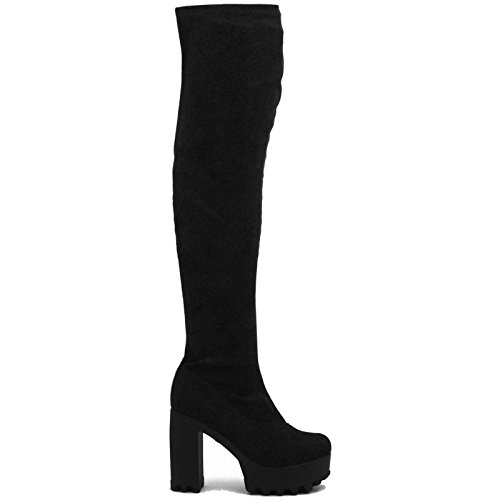 over the knee heeled boots uk