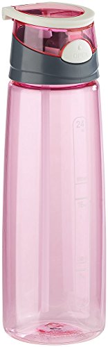 PEARL sports BPA-freie Kunststoff-Trinkflasche mit Einhand-Verschluss, 700 ml, pink - 5