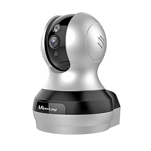 Vimtag Smart WiFi IP Camera, Wireless Indoor Camera with Two-Way Audio,Motion Detection Alarm,Night Vision,Pan/Tilt/Zoom for Monitor Home Surveillance with Cloud Service, Compatible with Alexa