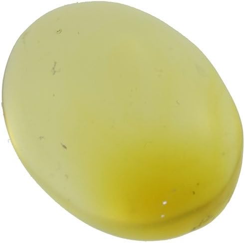 Gem gemstone DOMINICAN REP. NATURAL AMBER in CABOCHON OVAL 2.67ct. 14x11mm.