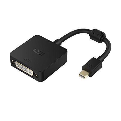 ICZI Mini DisplayPort auf DVI Adapter mit anti-interference magnetischer ring, vergoldet, 1080P, Konverter Male zu Female für Macbook, Chromebook Pixel, Surfacebook und Mehr