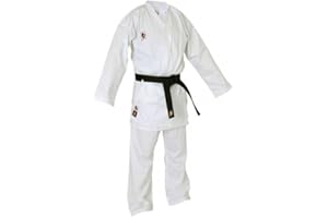 BUDOFIGHT Kimono de karaté Shiai Elite Compétition WKF blanc