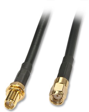 Preisvergleich Produktbild Lindy WLAN Antennenverlängerungskabel SMA-RP 2m Low Attenuation, 35600