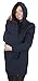 Maternity Polar warm fleece Hoodie / Pullover for two / for Baby Carriers 3073A (14, Navy)
