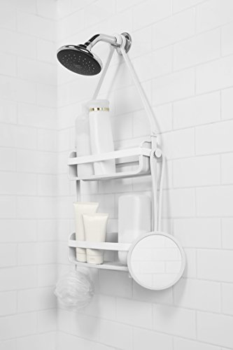 Umbra 023463-660 Flex Duschspiegel Weiß, Plastik, 35.56 x 14.605 x 1.905 cm - 4