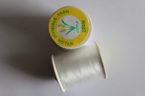 dalipo 27002 - Nylongarn, Monofil, 200 Meter, transparent