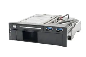 Syba SY-MRA55006 Tray Less Rack for Hard Drives (Black/White)