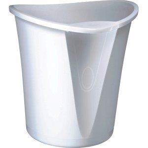 Preisvergleich Produktbild Leitz 6 x Papierkorb Allura 18l weiß