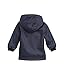 Petit Bateau Unisex - Baby Hooded Long - regular Rain Coat Blue - Blau (30SMOKING) 3 Years