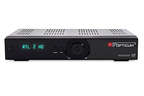Opticum HD AX 670 PVR Ricevitore satellitare HD TV Nero