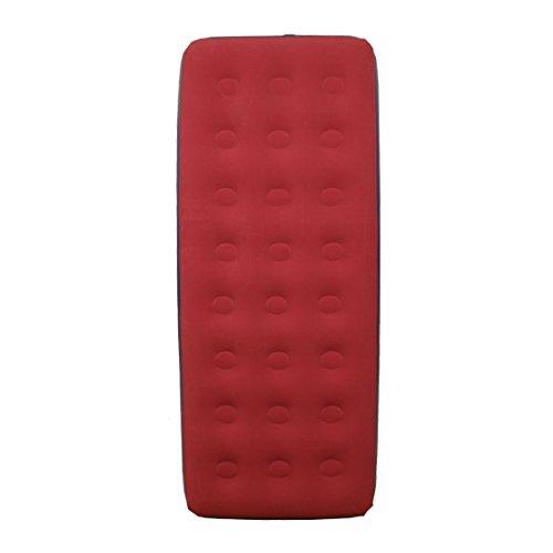 10T Velo Single – Standard-Luftbett Luftmatratze Velours-Liegefläche 192x77x24cm - 3