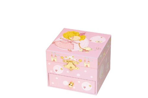 Girls Trousselier Princess and Her Dog Musical / Music Jewellery Box- Ideal children's gift for christenings or birthdays