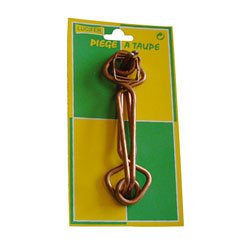 PUTANGE - Pièges à taupes Type PUTANGE + détentes, Paquet de 2 pièges