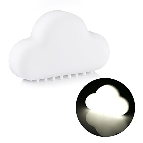 ProGreen smart WOLKE Nachtlicht, Gelbe, Warmweiß, 3 Modi auszuwählen, USB Aufladung, schöne und warme Begleitung in der Nacht, Zimmerdekorationen, LED Lampe, Wandleuchten, Nachttischlampe
