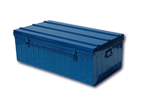 1PLUS Stahlkiste Transportkiste Werkzeugkiste 100 x 550 x 40 cm 220 Liter, blau