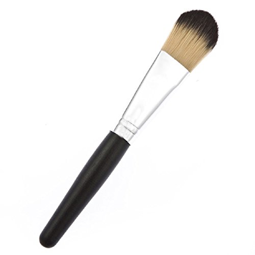 Malloom® Fashion 1pc Wooden Handle Powder Blush Brush Foundation Brush Makeup Tool Black