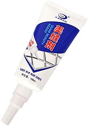 TuHao Tile Gap Refill Tile Reform Coating Mold Cleaner Tile Sealer Repair Glue Floor Tile Grout Sealant (Black)