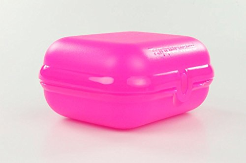 TUPPERWARE To Go Twin neon pink Brotdose Box Lunchbox Twin Größe 3 - 4