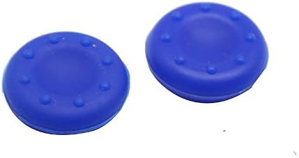 Jietron Silicone Thumb Grips for PS4 Controller Blue(Pack of 2)