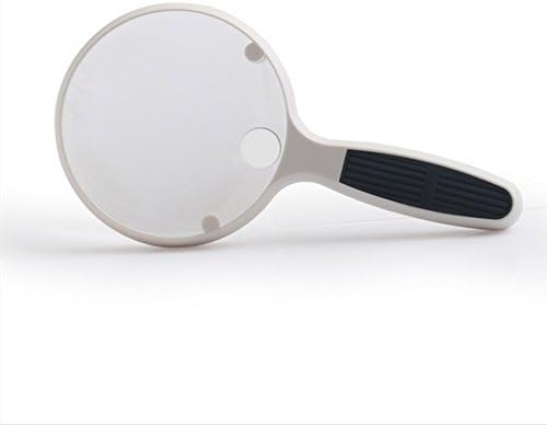 Handheld Magnifying Glass Reading Desktop Repair Reading Double Lenses 2.5X 5X Magnifier