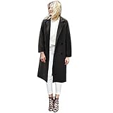 iHENGH Vorweihnachtliche Karnevalsaktion Damen Herbst Winter Bequem Mantel Lässig Mode Jacke Frauen Winter beiläufige Feste Knopf Jacke Outwear Mantel Mantel Outercoat