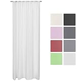 gardinen vorhänge TRANSPARENTER & in Div Farben : Der leichte Stoff der durchsichtigen Voile-Vorhänge fällt geschmeidig locker und weist eine leicht glänzende Optik auf, die die Gardinen auch in Verbindung mit unseren anderen Vorhängen zu einem ganz besonderen Deko-Element an Ihren Fenstern machen.