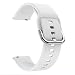 Produktbild Feitb Vertraglich Sports Armband Soft Silikon Ersatzband für Samsung Galaxy Smart Watch aktiv Geeignet für Handgelenkumfang: 140-210MM (Weiß)