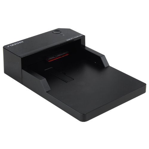 Seatay Plastik Werkzeug Frei Superspeed USB 3.0&3.1 Docking station für 2,5 & 3,5 Zoll SATA-I, SATA-II, SATA-III, SATA SSD und HDD Festplatten mit 12V 2A DC Netzteil – Schwarz - 2