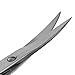 Nail Scissors For Lefties - Curved Cutting - 3.75" Long - Stainless Steel