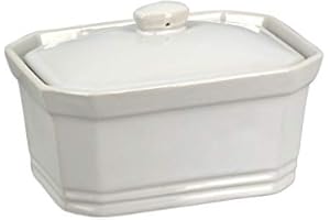 TheKitchenette - 2940460 Terrine à Couvercle Blanche, 1 Kg