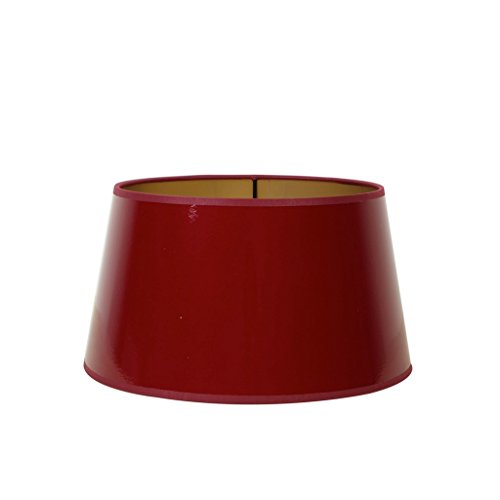 Lampenschirm n-drum 20-17-11,5 cm Lack rot/gold